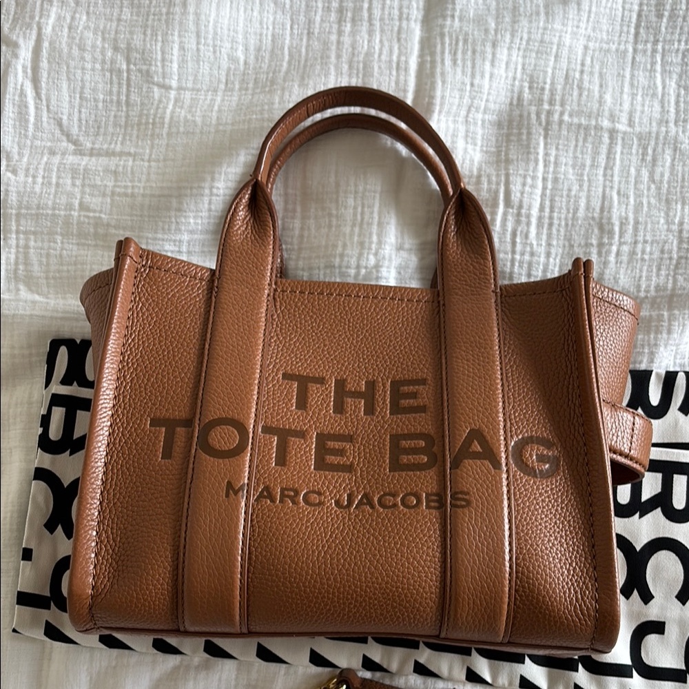 Marc Jacobs Brown Leather Tote Bag
